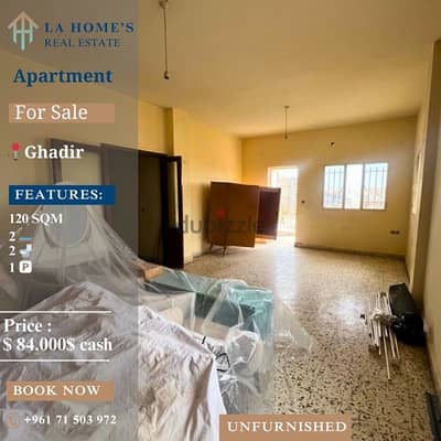 apartment for sale in ghadir شقة للبيع في غدير