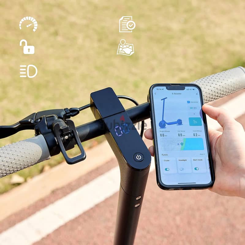 Scooter Electrical 35KM/h Speed Motor & 30KM Max Range with APP 3