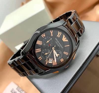 Genuine Emporio Armani Black Ceramic edition