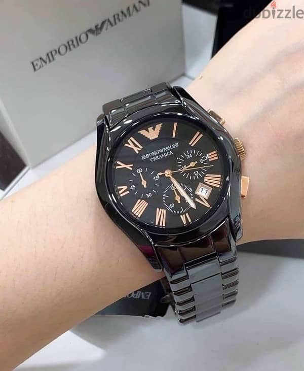 Genuine Emporio Armani Black Ceramic edition 1