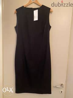 Zara Black Fitted Dress size L / XL 0