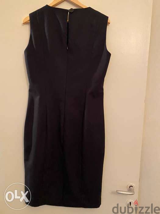Zara Black Fitted Dress size L / XL 1