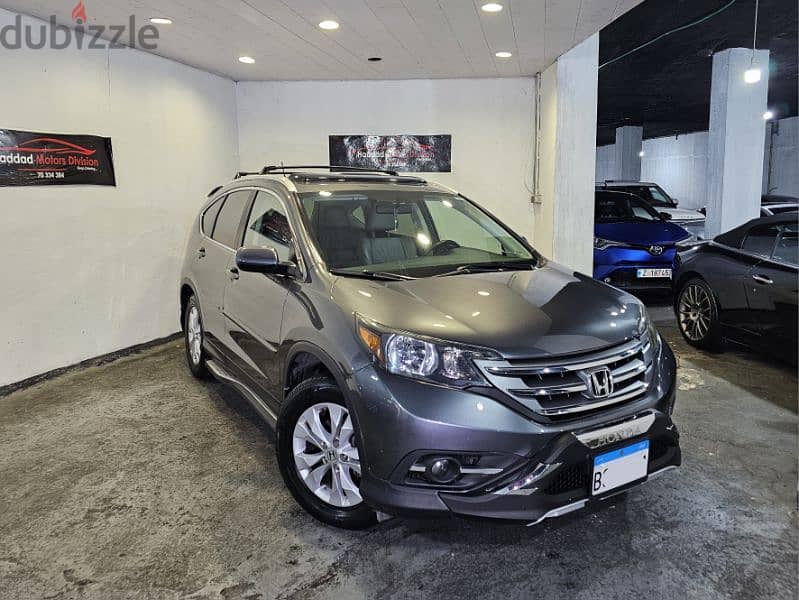 2012 Honda CRV EXL AWD Dark Grey/Grey Leather 75000Miles Only Like New 0