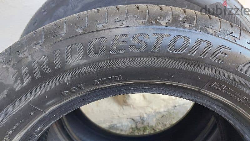 دواليب BRIDGESTONE عدد ٢ 175/65/R15   قياس بحالة جيدة جدا       $35 1