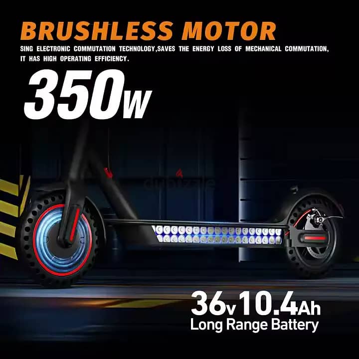 Electric Scooter 35KM/h Speed 7.8Ah Battery Foldable Rechargeable 1