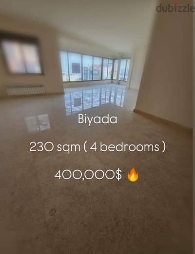 Biyada 230 sqm 4 bedrooms classy flat street