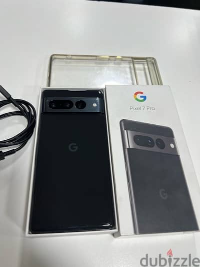 Google pixel 7 pro 128gb 2sim Obsidian like new