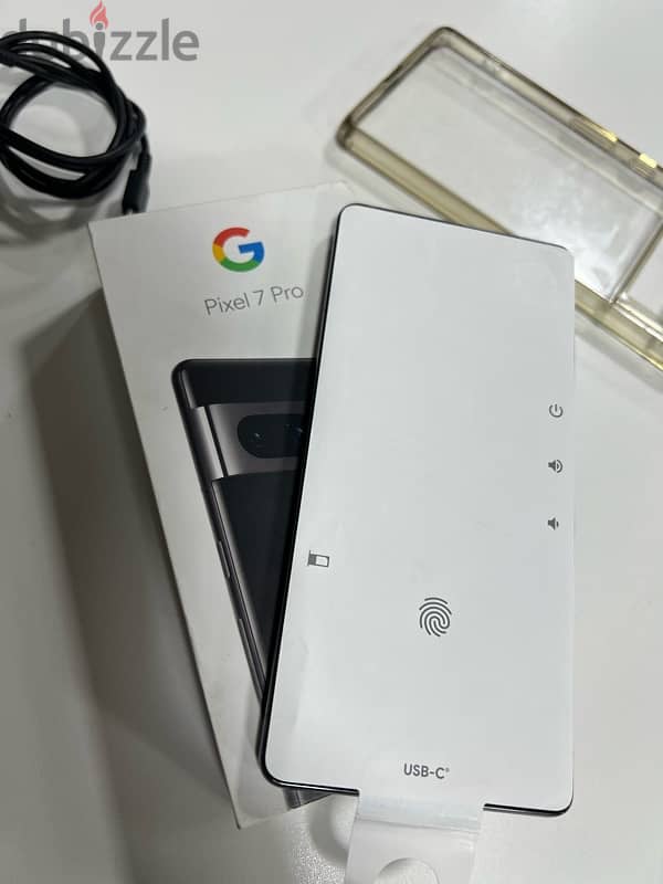 Google pixel 7 pro 128gb 2sim Obsidian like new 1