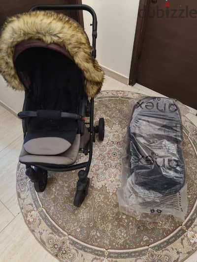 Barely used full set stroller & Bed