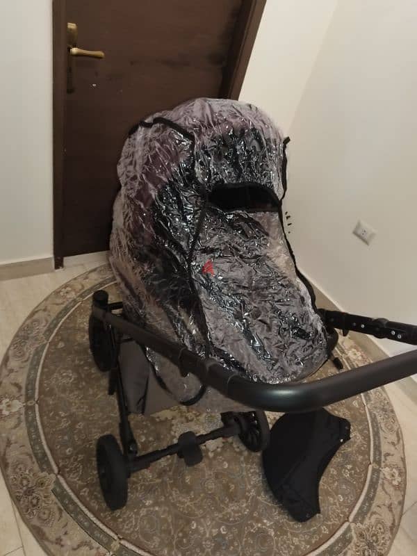 Barely used full set stroller & Bed 6