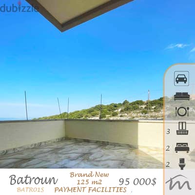 Batroun | 4 YEARS PAYMENT PLAN | Brand New 125m² | Prime Location