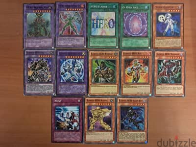 Yugioh Elemental Hero cards