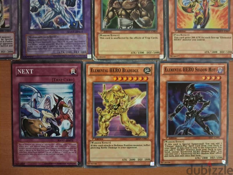 Yugioh Elemental Hero cards 1