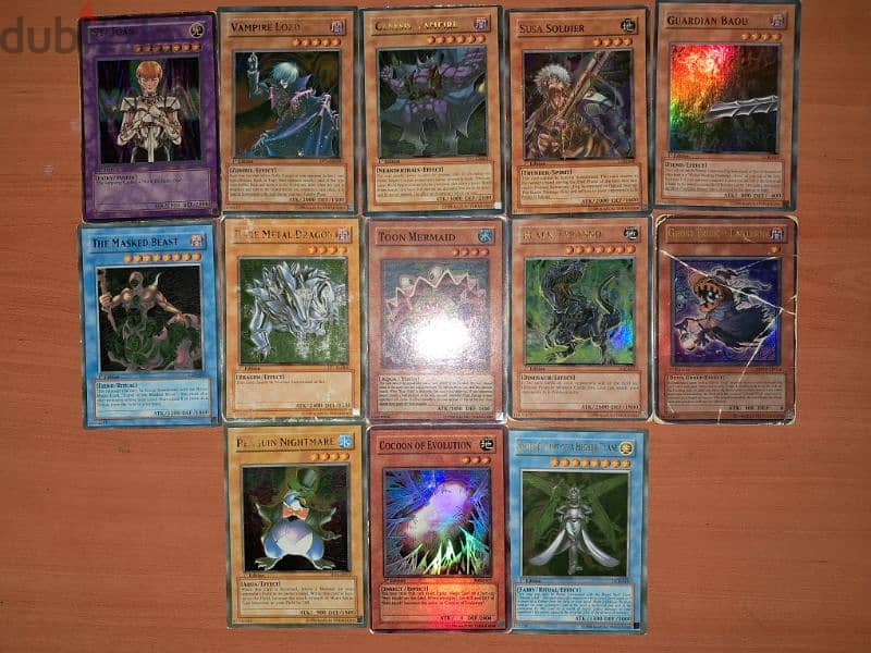 yugioh holo old school cards 1