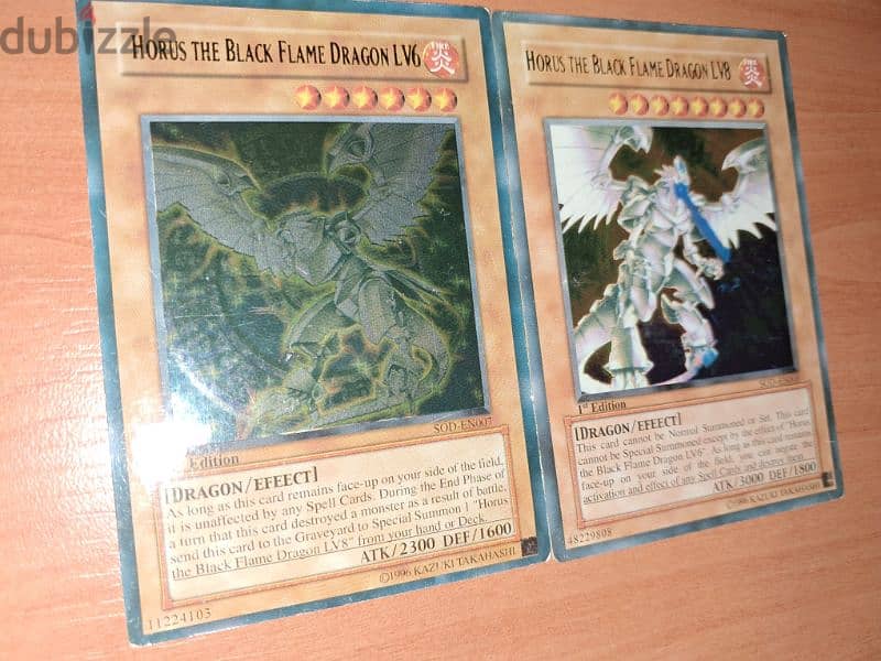 yugioh Horus the black flame dragon lv6 - lv8 2