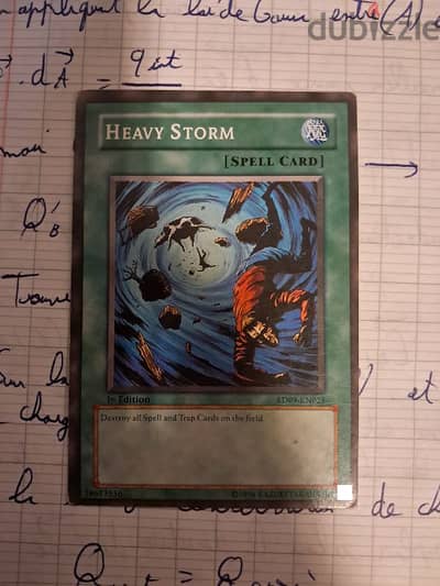 yugioh Heavy Storm spell card