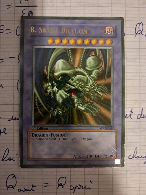 yugioh black skull dragon holo 0