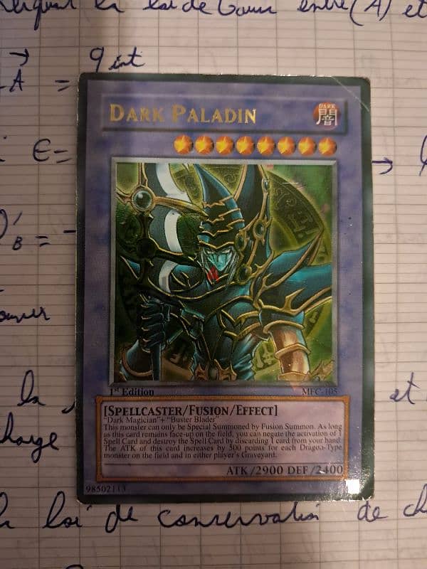 yugioh Dark paladin holo 0