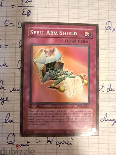 yugioh spell arm shield trap card