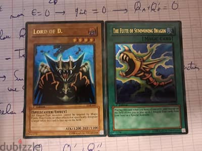 yugioh holo Lord of D. + Flute of summoning dragon