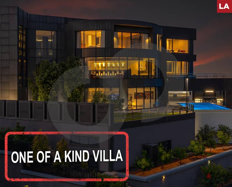 ONE OF A KIND VILLA- ADMA, Keserouan/ادما, كسروان REF#LA116604 0