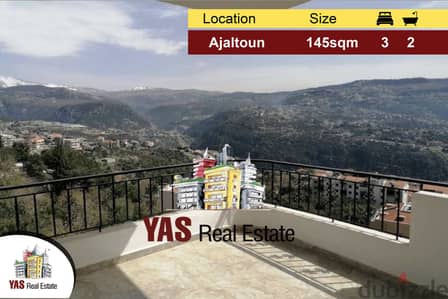 Ajaltoun 145m2 | Brand New | Luxurious | Panoramic View |