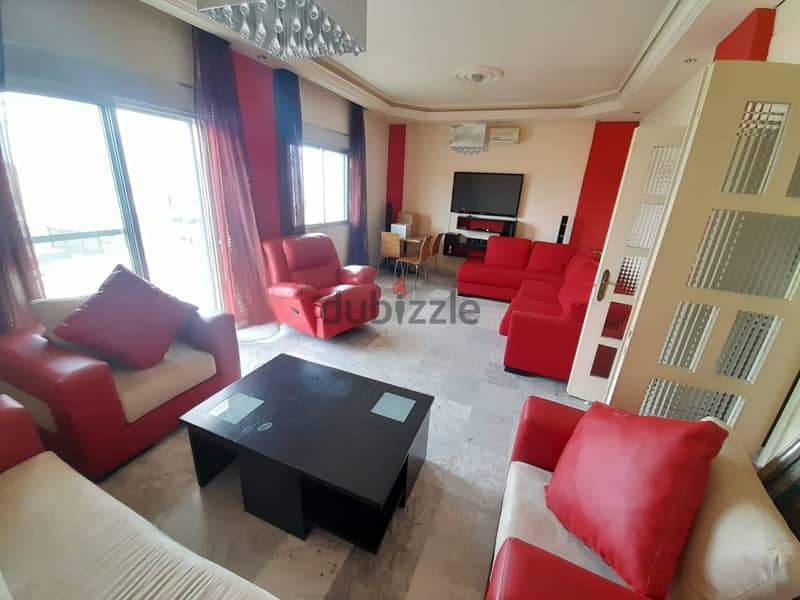 115 Sqm Furnished Apartment for rent in Mansourieh - Badran | Sea vie 0