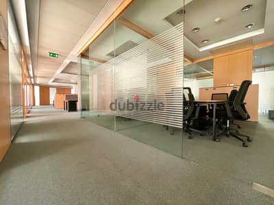 JH25- 3839 Furnished office 1200m for rent in Downtown Beirut