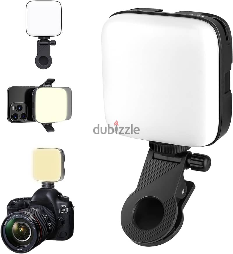 Photo Light with Clip, Abuytwo 64 LED Video Light with 2000 Mah Batter 4