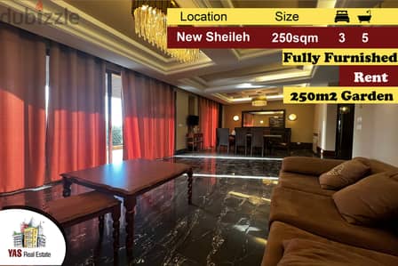 New Sheileh 250m2 | 250m2 Garden | Furnished |Rent | Private Street|KS