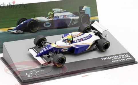 Ayrton Senna Williams FW16 (GP Brazil 1994) diecast car model 1;43.