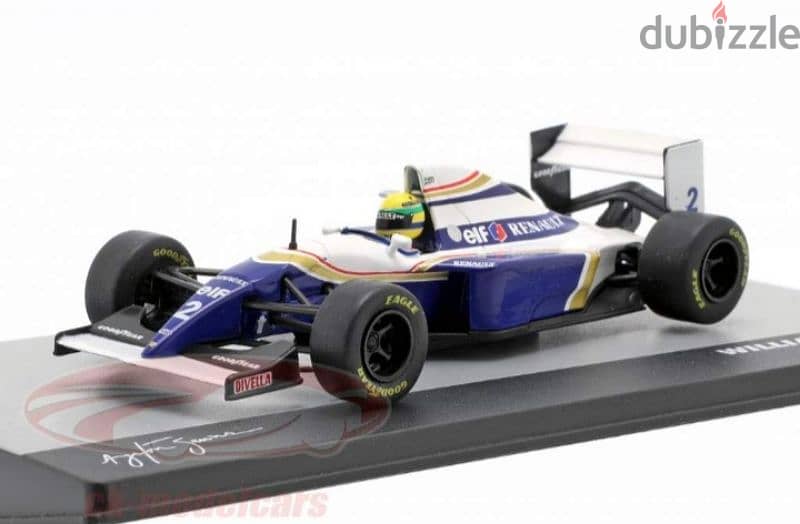 Ayrton Senna Williams FW16 (GP Brazil 1994) diecast car model 1;43. 1