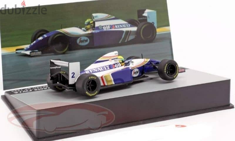 Ayrton Senna Williams FW16 (GP Brazil 1994) diecast car model 1;43. 4