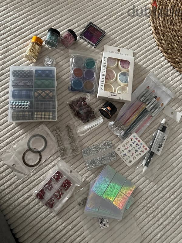 nail polish , stickers , tools 5