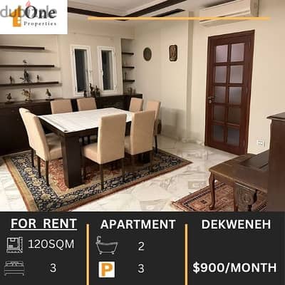 FURNISHED APARTMENT FOR RENT IN DEKWENEH