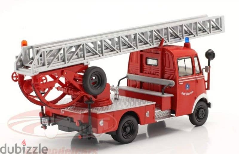 Mercedes L319 Fire Truck diecast car model 1;43. 3