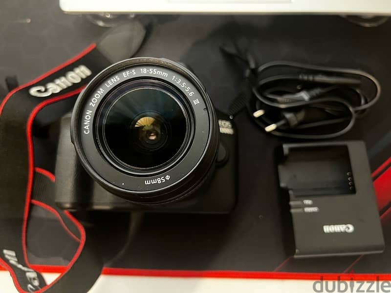 Canon EOS 4000D 18MP DSLR + Lens 18-55mm 1