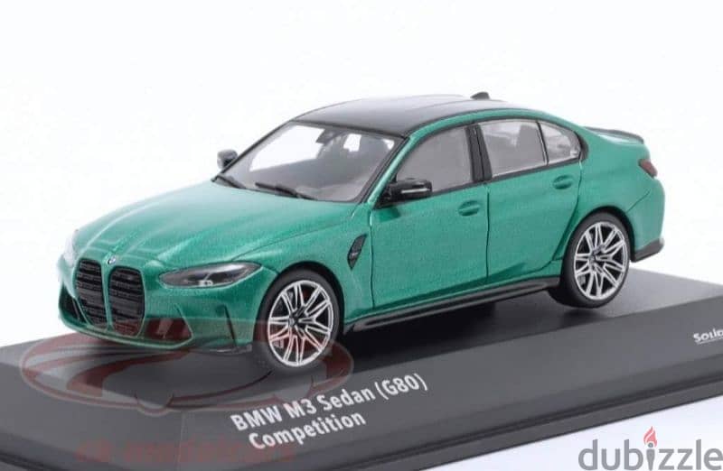 BMW M3 Sedan G80 Competition diecast car model 1;43 1