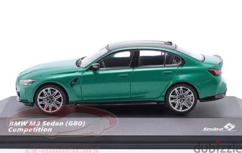 BMW M3 Sedan G80 Competition diecast car model 1;43 2