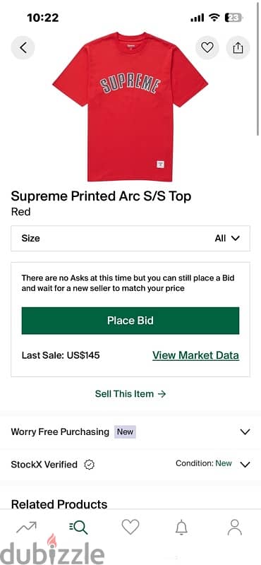 Authentic Supreme Tshirt 1