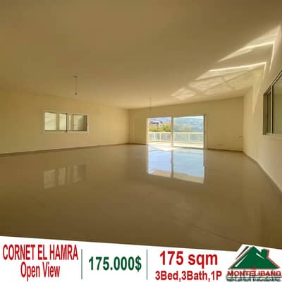 175 sqm apartment for sale in Cornet El Hamra!!