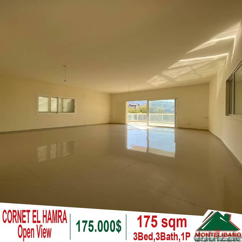 175 sqm apartment for sale in Cornet El Hamra!! 0