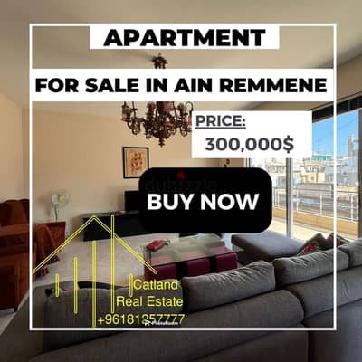 Apartment  for sale in Ain El Remmaneh $300K شقة للبيع في عين الرمانة