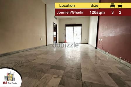 Jounieh/Ghadir 120m2 | Well Maintained | Calm Street | EH |