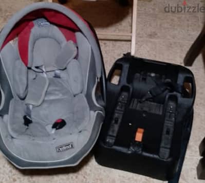 car seat with base