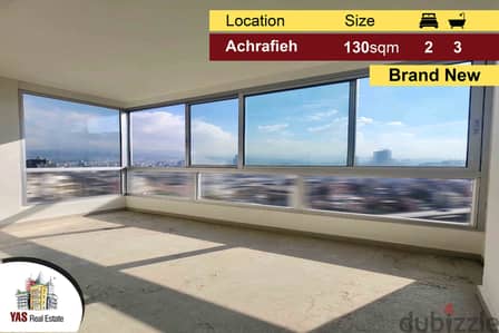 Achrafieh 130m2 | Brand New | Ultra Prime Location | Mountain view | S