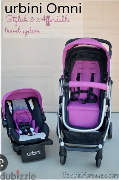 Urbini stroller and car seat