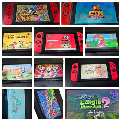 nintendo switch + 37 games installed