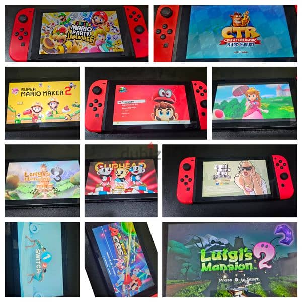 nintendo switch + 37 games installed 0