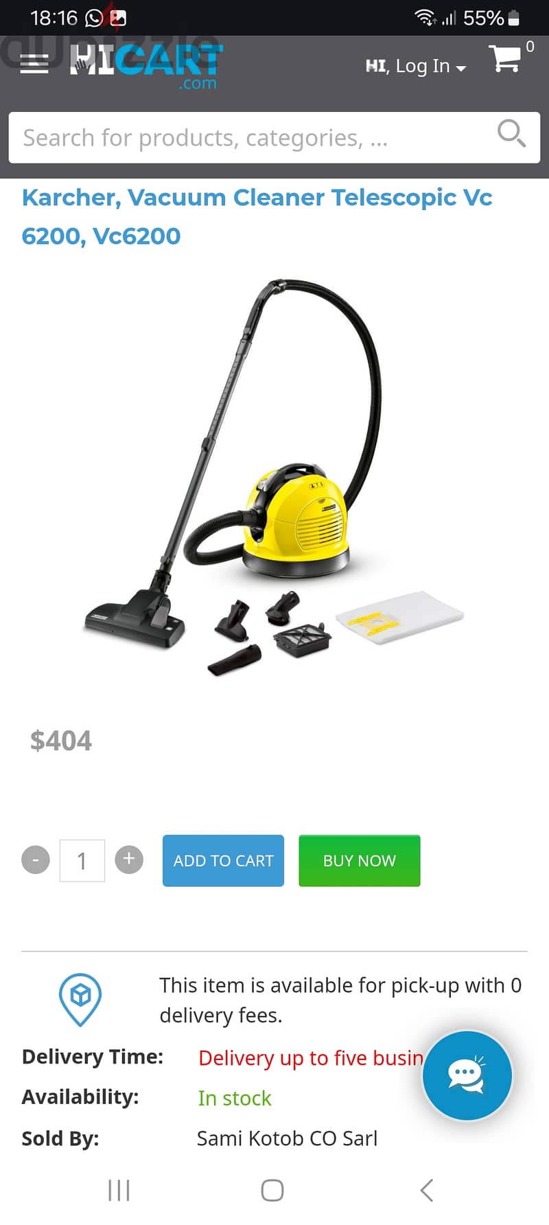 Karcher vacuum cleaner 1